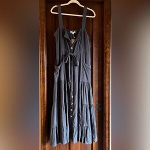 Malibu Bum dress, Large, grey sundress